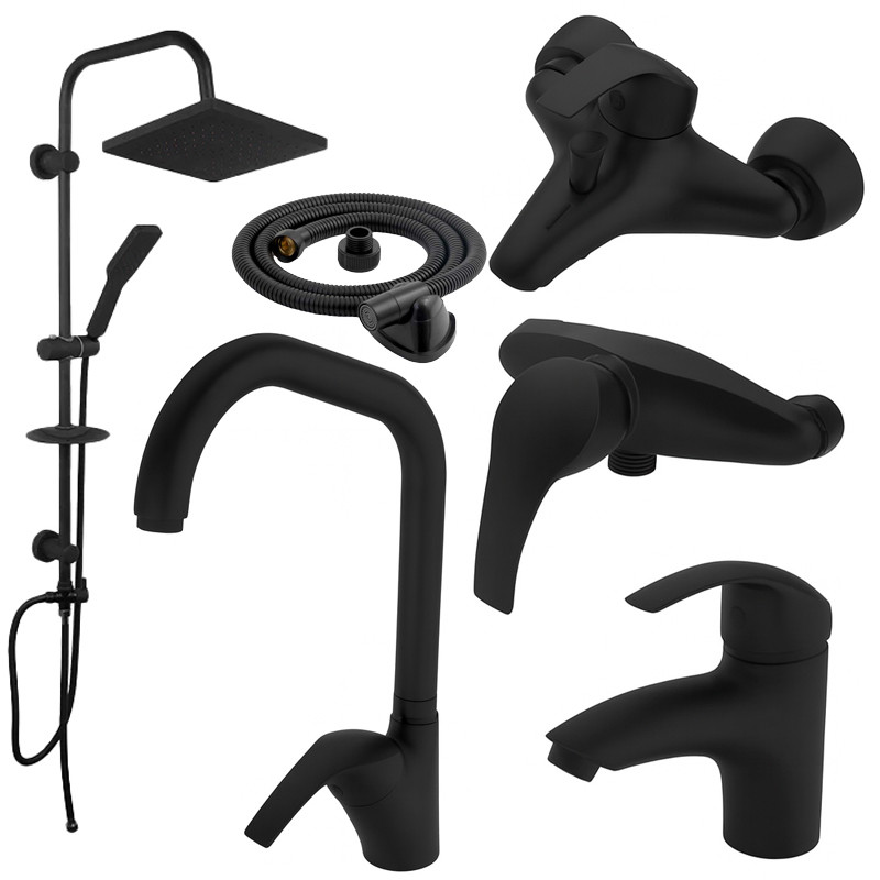 ست شیرالات زحل مدل تانیا M6 مجموعه 6 عددی